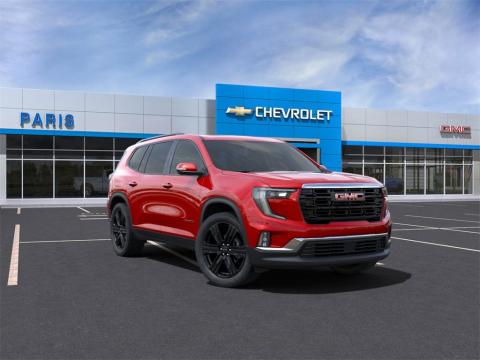  New 2025 GMC Acadia Elevation Stock#250742 Volcanic Red 
