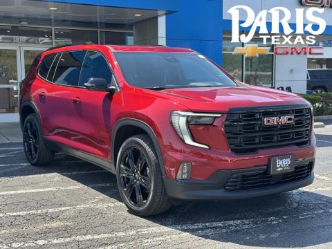  New 2025 GMC Acadia Elevation Stock#250742 Volcanic Red 