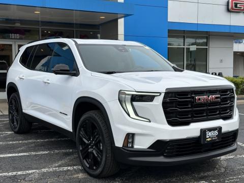  New 2025 GMC Acadia Elevation Stock#250779 Summit White FWD New 