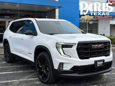  New 2025 GMC Acadia Elevation Stock#250779 Summit White FWD New 