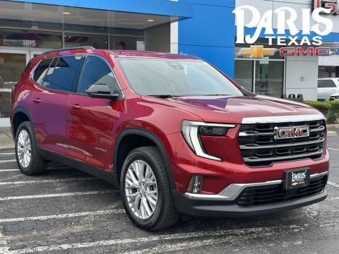  New 2025 GMC Acadia Elevation Stock#250849 Volcanic Red 