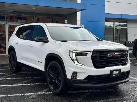  New 2025 GMC Acadia Elevation Stock#250856 Summit White FWD New 