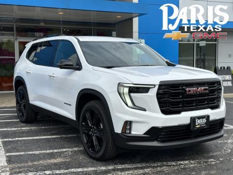  New 2025 GMC Acadia Elevation Stock#250769 Summit White FWD New 