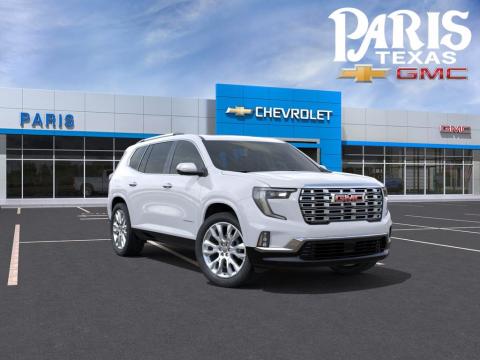 Summit White 2026 GMC Acadia Denali FWD for sale in Paris, TX - Stock #261053