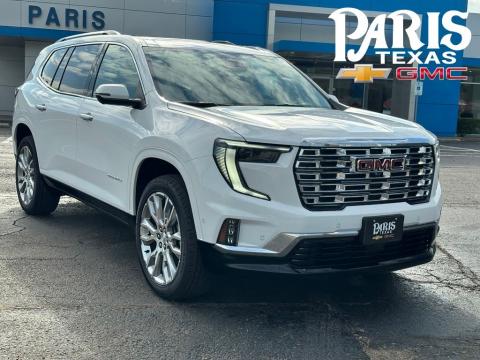 Summit White 2026 GMC Acadia Denali FWD for sale in Paris, TX - Stock #261053