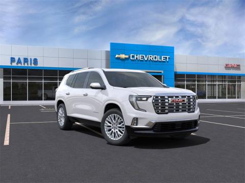  New 2025 GMC Acadia Denali Stock#250711 White Frost Tricoat FWD 