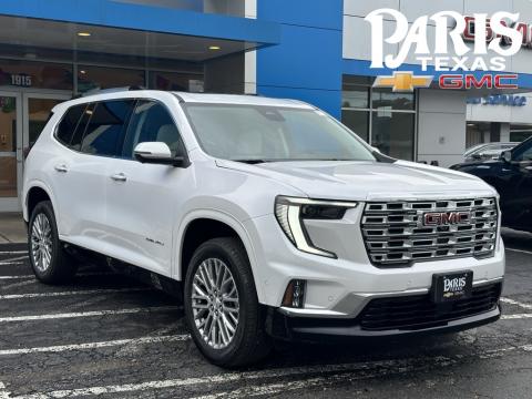  New 2025 GMC Acadia Denali Stock#250710 White Frost Tricoat FWD 