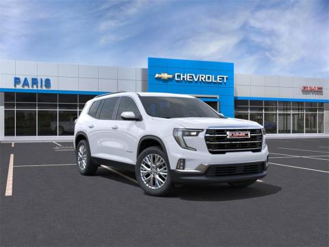  New 2026 GMC Acadia Elevation Stock#260224 Glacier White 