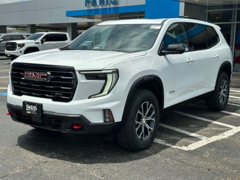New Summit White 2026 GMC Acadia AT4 AWD - photo 3 - Stock #261069