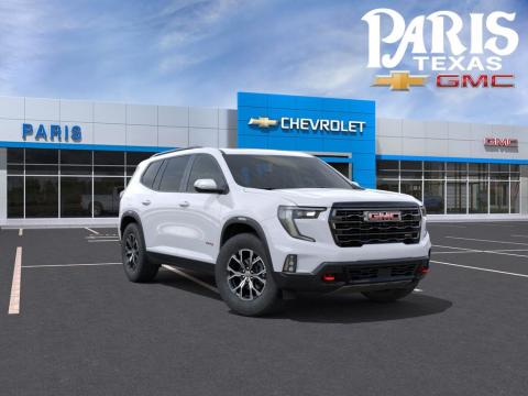 Summit White 2026 GMC Acadia AT4 AWD for sale in Paris, TX - Stock #260971