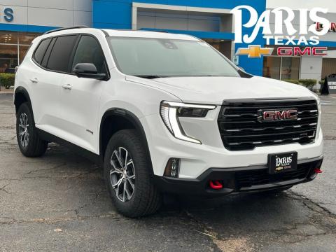 Summit White 2026 GMC Acadia AT4 AWD for sale in Paris, TX - Stock #260971