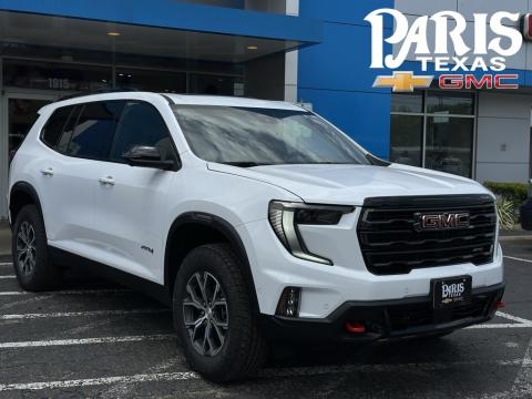 New 2025 GMC Acadia AT4 Stock#250806 Summit White AWD New SUV 