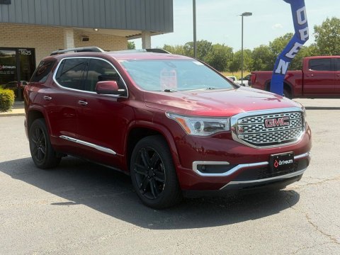 Crimson Red 2017 GMC Acadia Denali FWD for sale in Paris, TX - Stock #X2543
