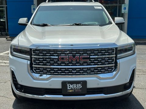 Pre-Owned White Frost Tricoat 2022 GMC Acadia Denali FWD - photo 2 - Stock #260744A