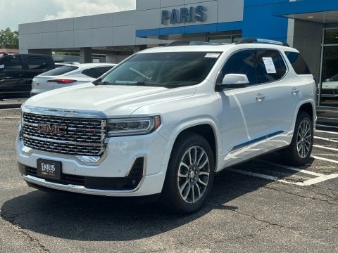 Pre-Owned White Frost Tricoat 2022 GMC Acadia Denali FWD - photo 3 - Stock #260744A