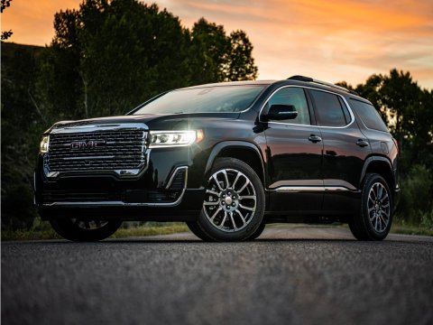 White Frost 2021 GMC Acadia Denali FWD for sale in Paris, TX - Stock #B5625