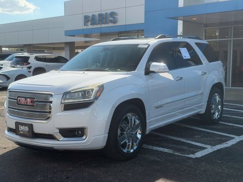 Pre-Owned White Frost Tricoat 2016 GMC Acadia Denali FWD - photo 3 - Stock #261395A