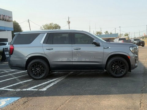 Pre-Owned Satin Steel Metallic 2021 GMC Yukon SLE RWD - photo 4 - Stock #A1065A