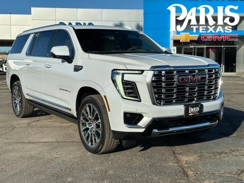  New 2026 GMC Yukon XL Denali Stock#260551 Glacier White Tricoat 