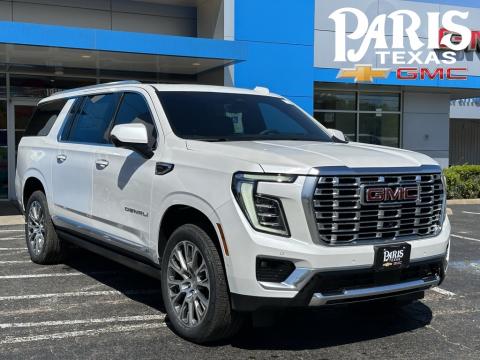  New 2025 GMC Yukon XL Denali Stock#250693 White Frost Tricoat 