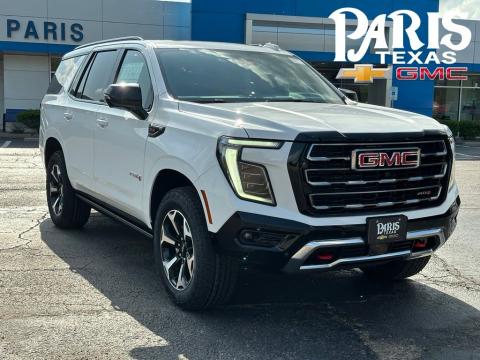 Summit White 2026 GMC Yukon AT4 4WD for sale in Paris, TX - Stock #261016
