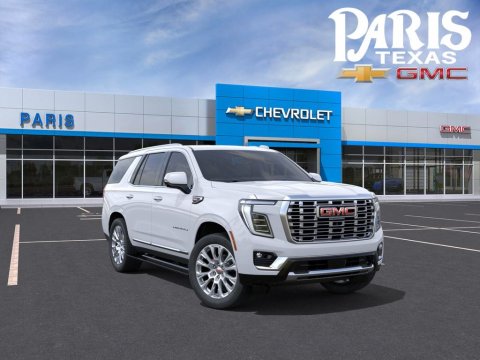 Glacier White Tricoat 2026 GMC Yukon Denali 4WD for sale in Paris, TX - Stock #261379
