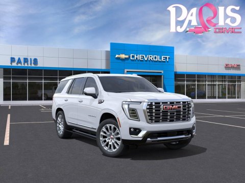 Glacier White Tricoat 2027 GMC Yukon Denali 4WD for sale in Paris, TX - Stock #270057
