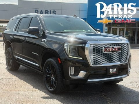 Onyx Black 2021 GMC Yukon Denali 4WD for sale in Paris, TX - Stock #261185A