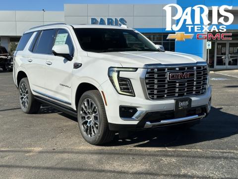  New 2026 GMC Yukon Denali Stock#260338 Glacier White Tricoat 