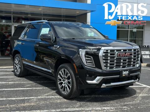  New 2025 GMC Yukon Denali Stock#250852 Onyx Black 4WD New SUV 