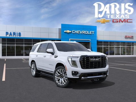 Glacier White Tricoat 2026 GMC Yukon Denali Ultimate 4WD for sale in Paris, TX - Stock #261199