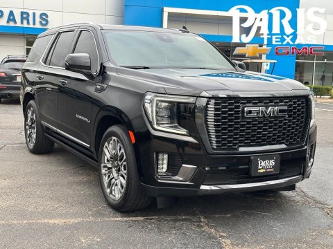 Onyx Black 2023 GMC Yukon Denali Ultimate 4WD for sale in Paris, TX - Stock #261066A