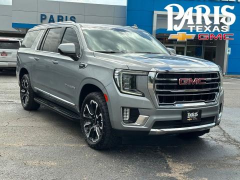 Sterling Metallic 2023 GMC Yukon XL SLT 4WD for sale in Paris, TX - Stock #261014A