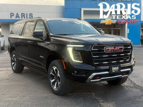 Onyx Black 2026 GMC Yukon XL AT4 4WD for sale in Paris, TX - Stock #261394
