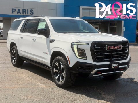 Summit White 2026 GMC Yukon XL AT4 4WD for sale in Paris, TX - Stock #261373