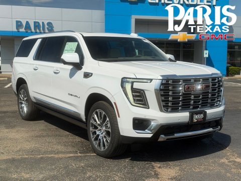 Glacier White Tricoat 2026 GMC Yukon XL Denali 4WD for sale in Paris, TX - Stock #261377