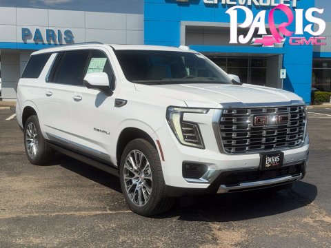 Glacier White Tricoat 2026 GMC Yukon XL Denali 4WD for sale in Paris, TX - Stock #261377