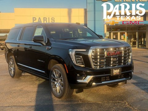 Onyx Black 2026 GMC Yukon XL Denali 4WD for sale in Paris, TX - Stock #261375