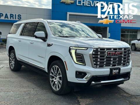 Glacier White Tricoat 2026 GMC Yukon XL Denali 4WD for sale in Paris, TX - Stock #260528