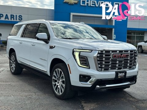 Glacier White Tricoat 2026 GMC Yukon XL Denali 4WD for sale in Paris, TX - Stock #260528