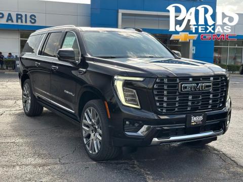 Onyx Black 2026 GMC Yukon XL Denali Ultimate 4WD for sale in Paris, TX - Stock #261083