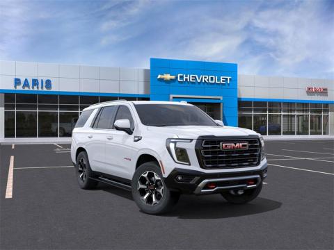  New 2025 GMC Yukon AT4 Ultimate Stock#250845 Summit White 4WD 