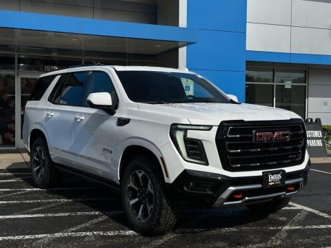  New 2025 GMC Yukon AT4 Ultimate Stock#250845 Summit White 4WD 