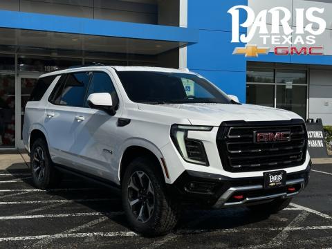  New 2025 GMC Yukon AT4 Ultimate Stock#250845 Summit White 4WD 