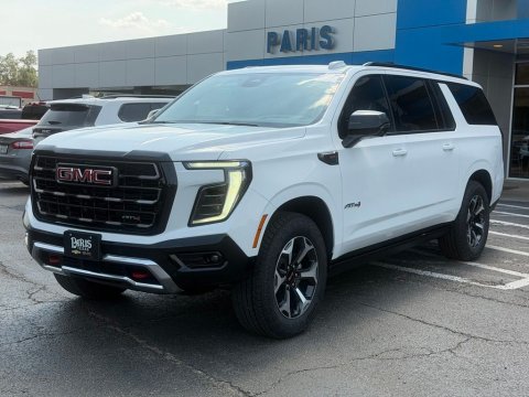 New Summit White 2026 GMC Yukon XL AT4 Ultimate 4WD - photo 3 - Stock #261229