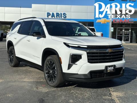  New 2026 Chevrolet Traverse LT Stock#260246 Summit White FWD 