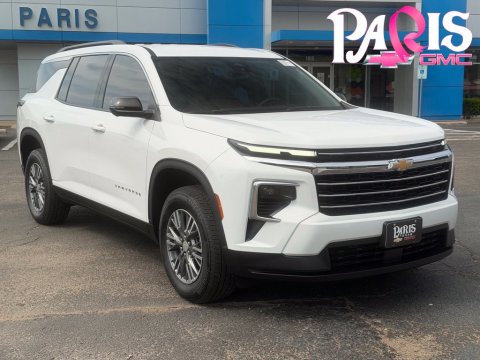 Summit White 2026 Chevrolet Traverse LT FWD for sale in Paris, TX - Stock #A1104