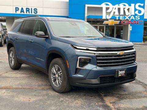 Lakeshore Blue Metallic 2026 Chevrolet Traverse LT FWD for sale in Paris, TX - Stock #260830