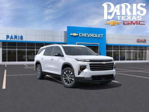 Summit White 2026 Chevrolet Traverse LT FWD for sale in Paris, TX - Stock #261192