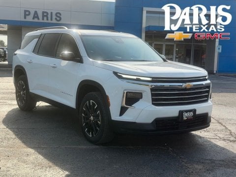 Summit White 2026 Chevrolet Traverse LT FWD for sale in Paris, TX - Stock #261192
